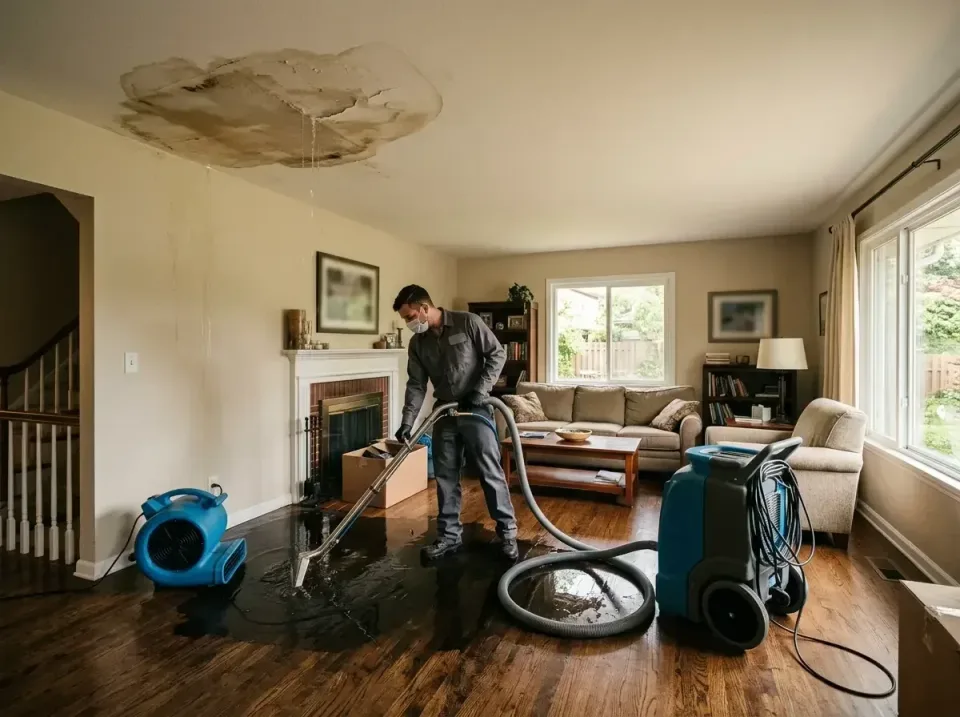 attic-pipe-burst-ceiling-drip-008 — frequently asked questions, Water Damage Restoration & Carpet Care in Columbus Junction,…